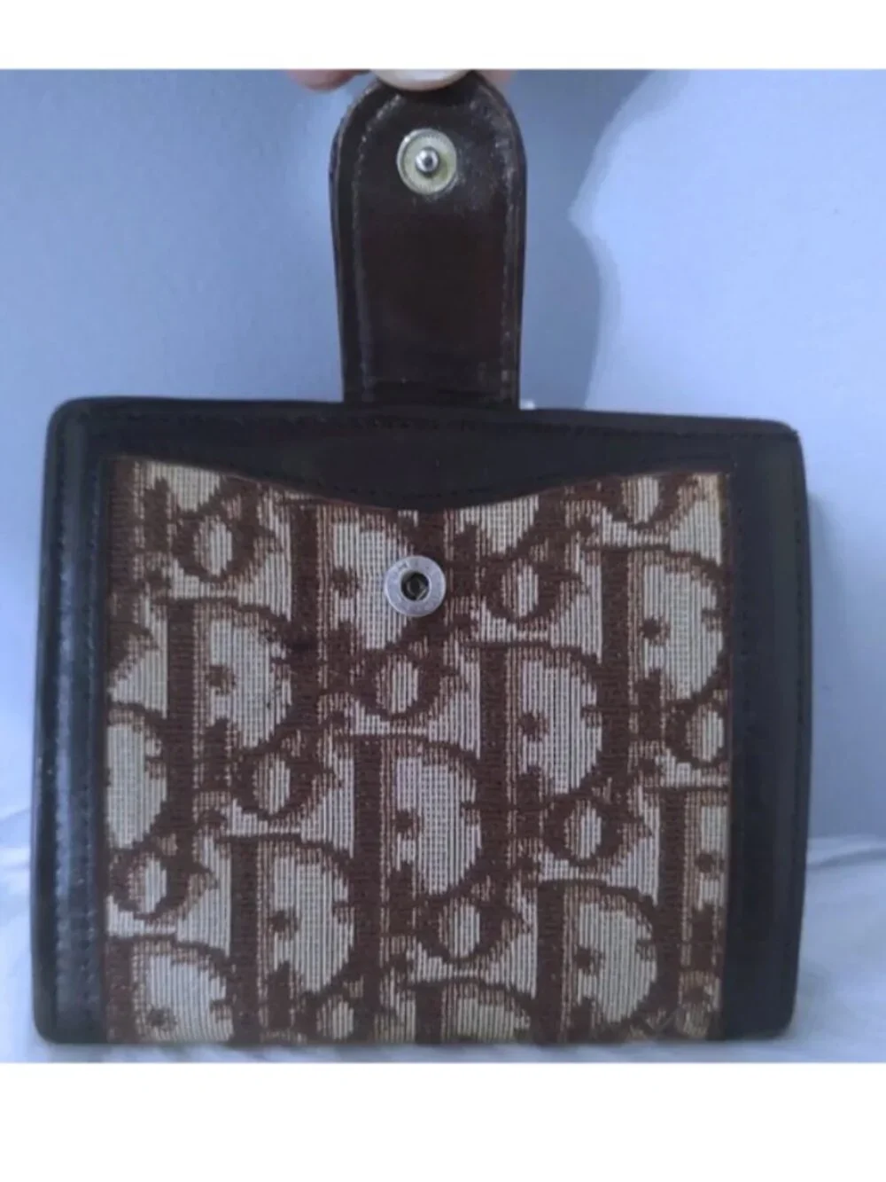 Dior Trotter vintage kisslock wallet EUC